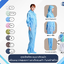 Lab Coat ชุดแจ็คเก็ตแขนยาว-ซิปหน้า พร้อมหมวกคลุมและกางเกงติดรองเท้ากันไฟฟ้าสถิตย์ 8 สี Size S-7XL