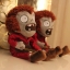 ตุ๊กตาซอมบี้ ตุ๊กตา โมเดล น่ารัก จากเกมส์ Plants Vs. Zombie ความสูง 25-32Cm