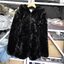 เสื้อเฟอร์กันหนาว หมวกฮู้ด เสื้อขน Fluffy coat แบรนด์ pimkie ดำ