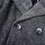 Matching เสื้อโค้ดกันหนาว trench coat เสื้อกันหนาว สักหลาด ผสมวูล สีเทา แต่งคอปก กระดุมสองแถว แบรนด์MATCHING