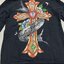 Ed hardy เสื้อแจ็คเก็ต เสื้อนอก เสื้อฮู้ดวอร์ม สีน้ำเงิน ฟอก แบรนด์ ED HARDY น้ำเงิน