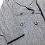 Zara เสื้อโค้ดกันหนาว เสื้อกันหนาว overcoat โค้ทวูล สีเทา สักหลาด ผสมวูล คอปก กระดุมสองแถว แบรนด์ ZARA เทา