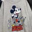 Disney เสื้อสเวตเตอร์ สีเทา สกรีนลายMICKEY งานDISNEY สำเนา เทาอ่อน