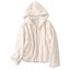 Forever21 เสื้อเฟอร์กันหนาว หมวกฮู้ด เสื้อขน แบรนด์ forever21 (FLUFFY COAT) ขาว