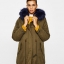 BERSHKA เสื้อโค้ท โค้ทฮูท กันหนาว เสื้อparka ฮูท กันหนาวสีเขียว แบรนด์เนมBERSHKA แต่งเฟอร์ สีแดง ซับขนอุ่นสีแดง งานสวย มากคะ Size XS/S/M/L/2L/3L เขียว เฟอร์แดง