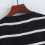 เสื้อกันหนาว เสื้อคลุมไหมพรม เสื้อไหมพรมลายทาง สีน้ำเงินขาว แบบน่ารักมากคะ น้ำเงินขาว