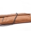 กระเป๋า Clutch มือ TONI BIANCO แบรนด์สุดหรูออสเตรเลีย สีน้ำตาลอ่อน หนังหรูสุดนุ่ม สายโซ่ ถอดใส่ได้คะ