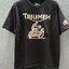 Oil leak เสื้อยืดแขนยาว คอกลม เสื้อยืด Triumph สีดำ ลายสัญลักษณ์ อังกฤษ ผู้ชาย แบรนด์ OIL LEAK Size M/L/XL สำเนา ดำ