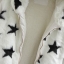 เสื้อกันหนาวแต่งขนลายดาว ติดหมวกฮูท แขนหนัง สวย อุ่น หรู มากๆคะ