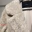 H&m เสื้อโค้ทกันหนาว เสื้อกันหนาว ขนเฟอร์ สีนู้ดเบจ FLUFFY COAT overcoat โค้ทวูล สีขาวครีม โค้ทขน สีขาวออฟไวท์ แบรนด์ H&M ขาว