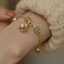 สร้อยข้อมือผู้หญิง สร้อยข้อมือทอง ร้อย จี้ หยก ธรรมชาติ สร้อยข้อมือ หยก ใส่สวย แบบน่ารัก 533252