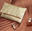 Parfois กระเป๋าคลัชมือ clutch แบรนด์อังกฤษ PARFOIS แต่งเลื่อม เกรดหรู สีทอง/ เงิน สายโซ่ (ถอดใส่ได้) ขนาด : ยาว 32cm กว้าง 21.5 cm