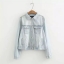 Forever21 เสื้อยีนส์ แจ็คเก็ตยีนส์ ทรงover size แบรนด์ FOREVER21 ยีนส์ฟอก สีซีด งานสวยมากคะ Size :S/M/L/XL ยีนส์