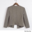 Amisu เสื้อนอก เสื้อคลุม แขนยาว สีเทา แบรนด์เนมAMISU ญี่ปุ่น แท้100% S/M/L/XL สำเนา เทา