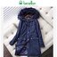 Benetton เสื้อฮูท เสื้อโค้ทฮูท กันหนาว สีกรม แต่งเฟอร์ แบรนด์ Benetton (ขนเฟอร์ถอดได้คะ) สำเนา สำเนา สำเนา สำเนา น้ำเงินกรม