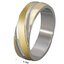 แหวนผู้ชาย แหวนผู้หญิง ใส่ได้ แหวน Stainless Steel สีเงิน แบบเรียบ ทำลายคาดสีทอง เป็นร่อง มีดีไซน์ เล็กน้อย สวยหรู 788483_1