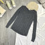 Gap เสื้อไหมพรม เสื้อกันหนาวไหมพรม สีเทา GAP เทา