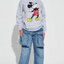 Disney เสื้อสเวตเตอร์ เสื้อวอร์ม แขนยาว สีเทา MICKEY งาน DISNEYสำเนา สำเนา เทา