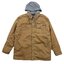 Wrangler เสื้อนอก เสื้อแจ็คเก็ต เสื้อฮู้ด สีน้ำตาลส้ม สวย เท่ห์ มาก Wrangler Workwear Men's Quilted Lined Shirt Jacket, น้ำตาลส้ม