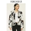 Forever21 เสื้อคลุมกันหนาว เสื้อขนเฟอร์ แบรนด์FOREVER21 เสื้อคลุมแต่งขน สลับสี ขนสวย นุ่มพริ้วมากคะ ขาวดำน้ำตาล