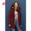 H&M เสื้อโค้ทฮู้ดกันหนาว เสื้อปาร์กา parka สีเขียว แบรนด์ H&M size S/M/L เขียว