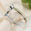 แหวนเงินแท้ 925 Sterling แหวนผู้หญิง ฝังคริสตรัลแท้ สีฟ้า ดีไซน์ รูป สมอเรือ และ พวงมาลัยเรือ แหวนธีม ทะเล ของขวัญแทนใจ สุดพิเศษ 503752