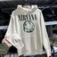 เสื้อฮู้ด วอร์ม สเวตเตอร์ เสื้อวง NIRVANA HOODIE ดำ