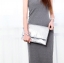 Dorothy PERKIN กระเป๋าคลัชมือ clutch แบรนด์ Dorothy perkin แต่ง เกรดหรู สีเทาสายโซ่ (ถอดใส่ได้) ขนาด : ยาว 32cm กว้าง 21.5 cm สำเนา