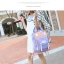 กระเป๋าเป้ Doughnut Macaroon Classic สีทูโทน ม่วง-ชมพู พาสเทล สวยหวาน น่ากินมากๆเลยคะ size:ก27*ส38*หน13cm