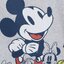 Disney เสื้อสเวตเตอร์ สีเทา สกรีนลายMICKEY งานDISNEY สำเนา เทาอ่อน