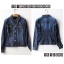 เสื้อยีนส์ เข้ม แจ็คเก็ตยีนส์ แต่งกระดุมทอง แบรนด์เนม CABI JEAN ไซส์ S/M ยีนส์เข้ม
