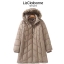 LIZ CLAIBORNE เสื้อกันหนาวฮูท เสื้อฮู้ด กันหนาว สีดำ แต่งเฟอร์ งานLiz Claiborne (หมวกฮู้ด ถอดได้ค่ะ) สำเนา ดำ