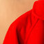Bunasi เสื้อโค้ท เสื้อกันหนาว เนื้อผ้าสักหลาดวูล สีแดง แบรนด์ BUNASI แดง
