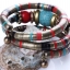 สร้อยข้อมือ Hand made สร้อยข้อมือแฟชั่น ผู้หญิง สไตล์ วินเทจ ร้อย Turquoise หิน ทิเทต สร้อยข้อมือ เก๋ ๆ แนว เซอร์ ๆ 418891