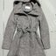Love tree เสื้อโค้ทกันหนาว เสื้อโค้ทฮู้ด overcoat belt coat โค้ทวูล สีชมพู แบรนด์Only LOVE TREE เทา