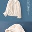 Forever21 เสื้อเฟอร์กันหนาว หมวกฮู้ด เสื้อขน แบรนด์ forever21 (FLUFFY COAT) ขาว