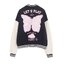 เสื้อวอร์ม เบสบอล แจ็คเก็ต LOVE TO LOUNGE varsity Baseball Jacket Disney เสื้อมินนี่ มิคกี้ minnie mickey แขนยาว สีเทา ลายการ์ตูน MINNIEงานสวย มากคะ สำเนา สำเนา สำเนา สำเนา สำเนา เทา