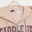 เสื้อฮู้ด สเวตเตอร์ กันหนาว Mickey Saddle up H&M DISNEYLAND PARIS mickey candy เสื้อมิคกี้ เม้าส์ Mickey mouse mickey mouse งาน DISNEYแท้ สีเบจ ชมพู