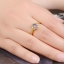 แหวนทอง ฝังเพชร พลอย อเมทิสต์ สีม่วง แหวนทอง 18 K ทำลายเป็น ช่อดอกไม้ เพชร ล้อม คริสตัลแท้ ออสเตเรีย สุดหรู ใส่ออกงาน กลางคืน สวยหรู 688607_1