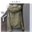 เสื้อฮูท กันหนาวฮูทเฟอร์ สีเขียว งานแบรนด์ ZARA BASIC แต่งซับขนอุ่น (เฟอร์&ขนอุ่น ถอดได้คะ) งานสวย แนวมากๆคะSize S/M/L/XL เขียว