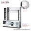 ตู้โชว์ 160 ซม. SH1603A