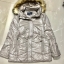 เสื้อกันหนาว ฮูท กันหนาวฮูทเฟอร์ สีเทาอ่อน บุนวมอุ่น แบรนด์เนม เยอรมัน MANGUUN COLLECTION ขนเฟอร์น้ำตาลอ่อน ฟูใหญ่นุ่ม (หมวกฮูท&เฟอร์ ถอดได้ทุกจุดคะ) งาน สวยหรู มากคะ S/M/L/XL/XXL