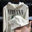 เสื้อฮู้ด วอร์ม สเวตเตอร์ เสื้อวง NIRVANA HOODIE ดำ