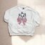 เสื้อวอร์ม สเวตเตอร์ Disney เสื้อMARIE CAT สีขาว ผ้าFleece Winnie the pooh แขนยาว สีครีม ลายการ์ตูน DISNEYงานสวย มากคะ I'd rather be in bed สำเนา สำเนา ขาว