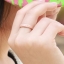 แหวนผู้หญิง สี rose gold แหวนเรียบ พ่นทราย แบบสวย ใส่ทำงาน เรียน ได้ทุกโอกาส 118179