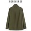 Forever21 เสื้อเขียวทหาร เสื้อเชิ้ต เสื้อนอกแนวทหาร แบรนด์ Forever21 แพทเทินสวย เท่ห์มาก คะ Size S/M/L/XL เขียว
