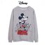 Disney เสื้อสเวตเตอร์ สีเทา สกรีนลายMICKEY งานDISNEY สำเนา เทาอ่อน