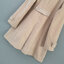 Freesia เสื้อโค้ท เสื้อกันหนาว เนื้อผ้าสักหลาดวูล สีเทา แต่งกระดุมแถบ สองแถว แบรนด์ Freesia เทา