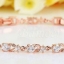 สร้อยข้อมือทอง 18 K ฝังเพขร CZ AAA เส้นเล็ก สำหรับผู้หญิง สร้อยข้อมือผู้หญิง ตีลาย ดอกไม้ ติดเพชร เม็ดเล็ก สวย ๆ ของขวัญให้แฟน สุดหรู 984213