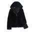 Forever21 เสื้อเฟอร์กันหนาว หมวกฮู้ด เสื้อขน แบรนด์ forever21 (FLUFFY COAT) ขาว